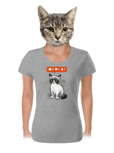 Grumpy női póló Dark Gray Melange