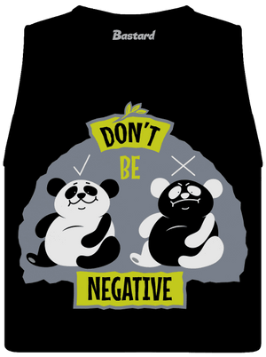 Don't be negative női bővített trikó Black