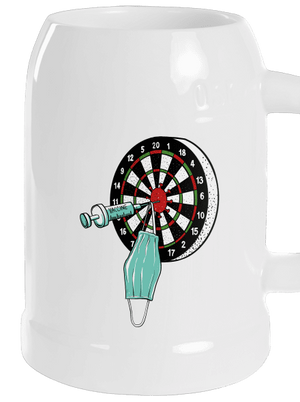 Közbelépés söröskorsó White