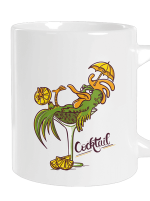 Cocktail nagy bögre White