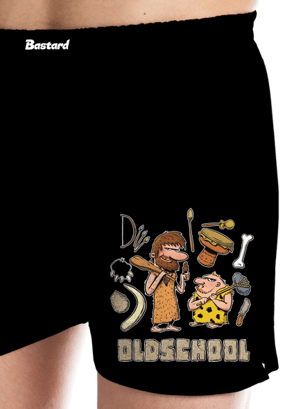 Oldschool férfi alsó nadrág Black