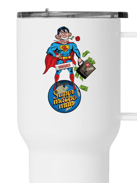 Supermachoman termosz bögre White