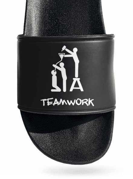 Teamwork papucs Black