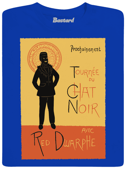 Le Chat Noir férfi hosszú ujjú póló Royal Blue