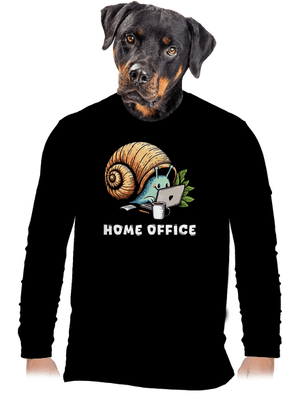 Sneka home office férfi hosszú ujjú póló Black