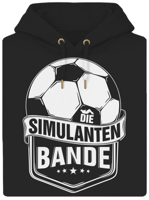 Simulanten bande unisex prémium pulóver Dark Black