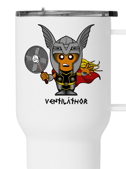 Ventiláthor termosz bögre White