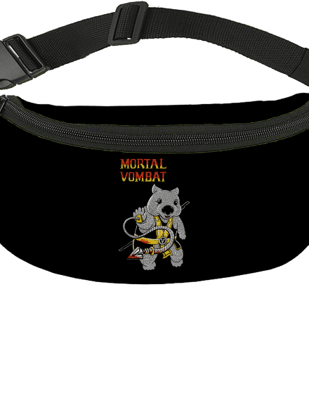 Mortal Vombat övtáska Black