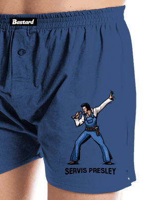 Servis Presley férfi alsó nadrág Blue
