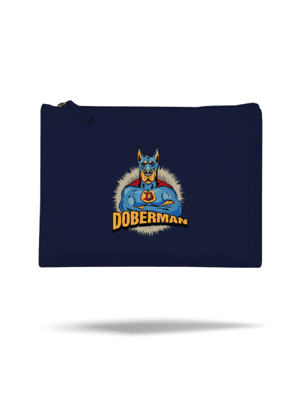 Doberman kis táska French Navy