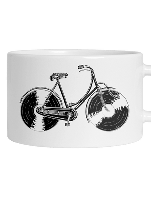 Forgótányér kerék macaron bögre White