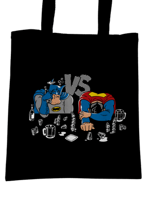 A szuperhősök harca táska Black