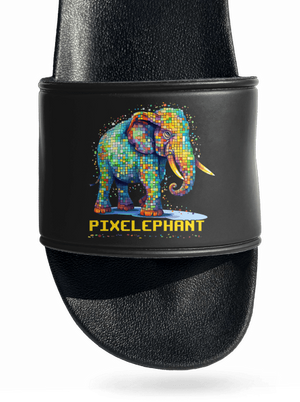 Pixelephant papucs Black