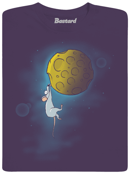 Moon cheese férfi póló Urban Purple