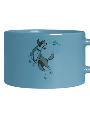 Repülő csészealj macaron bögre Blue Macaron