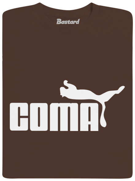 Coma férfi póló Brown