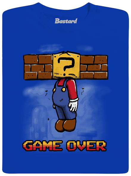 Game over gyerek póló Royal Blue