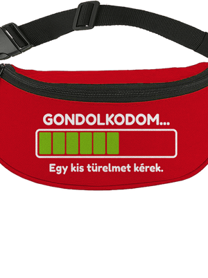 Gondolkodom övtáska Red