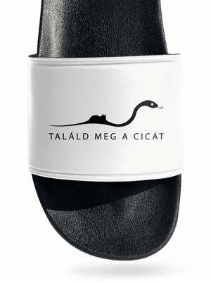 Találd meg a cicát papucs White