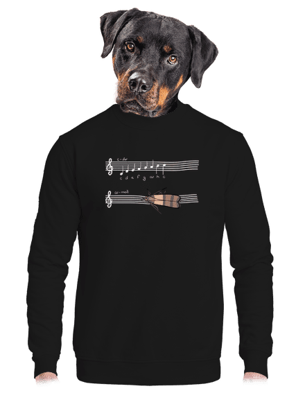 A - moll unisex crewneck Black