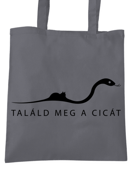 Találd meg a cicát táska Graphite grey