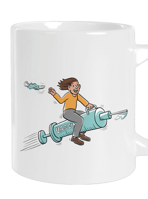 Mentesség nagy bögre White