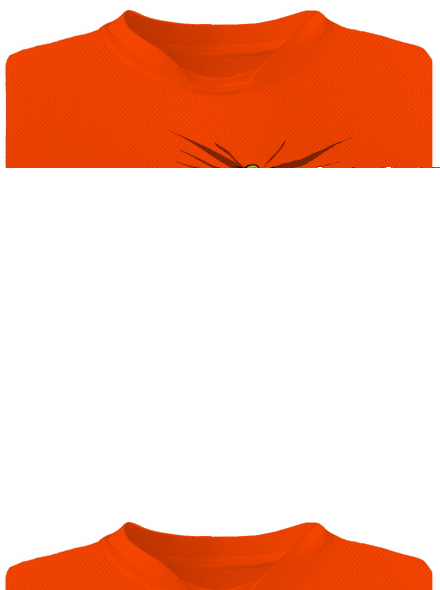 Hibajavító férfi sportpóló Neon Orange