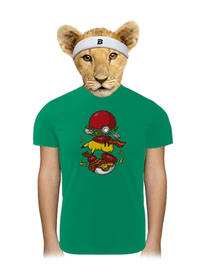 Pokémon burger gyerek sport póló Kelly Green Mal