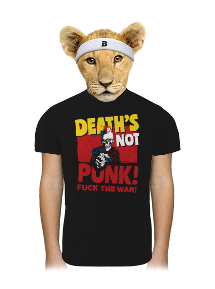 Death's not punk gyerek sport póló Black
