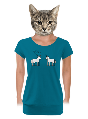 női póló elasztikus alsó szegéllyel