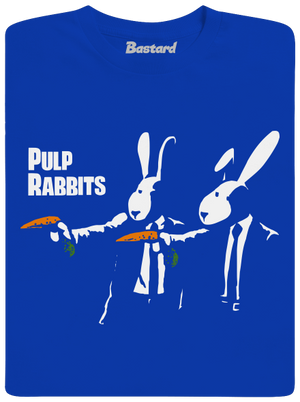 Pulp Rabbits férfi hosszú ujjú póló Royal Blue