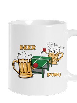 Beer pong hagyományos bögre White