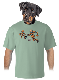 unisex túlméretezett póló