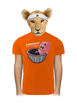 Formában gyerek sport póló Neon Orange