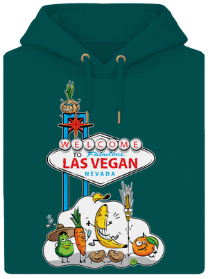 Las Vegan unisex prémium pulóver Emerald Green