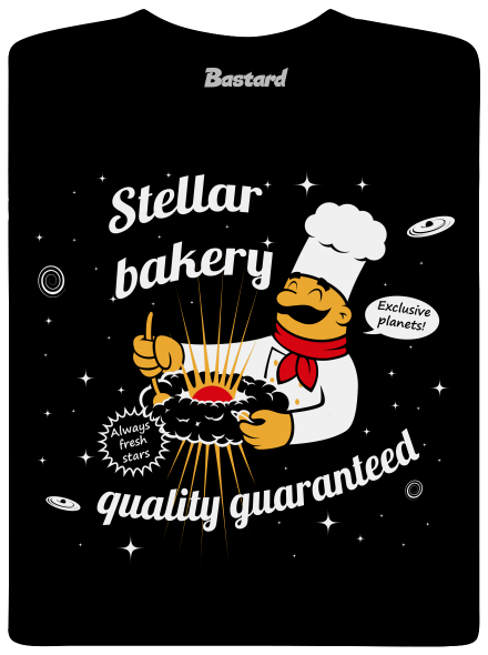 Stellar bakery férfi hosszú ujjú póló Black
