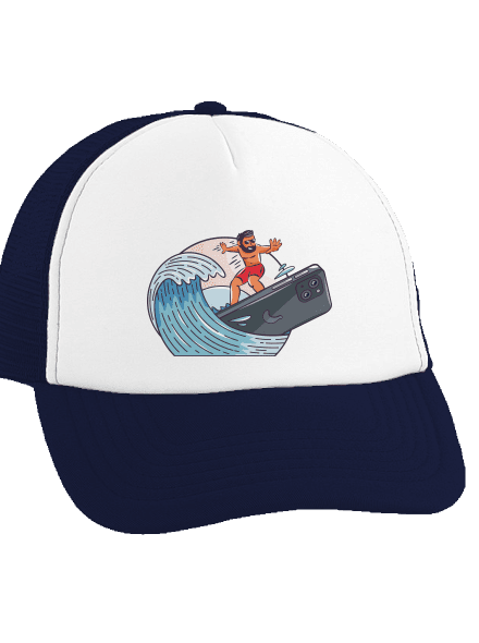 Szörfös vagyok teherautós sapka French Navy cap