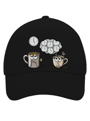 Tea ötkor baseballsapka Black