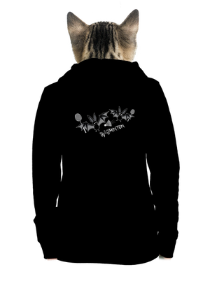 Batminton cipzáras női pulóver Black