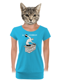 női póló elasztikus alsó szegéllyel