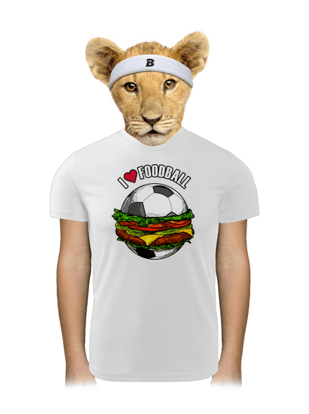 Foodball gyerek sport póló White