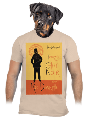 Le Chat Noir férfi póló Sand