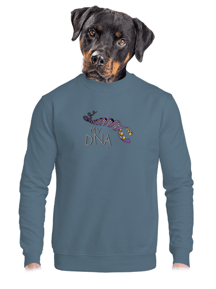 My DNA unisex crewneck Nordic Blue