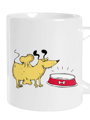 Csont nagy bögre White