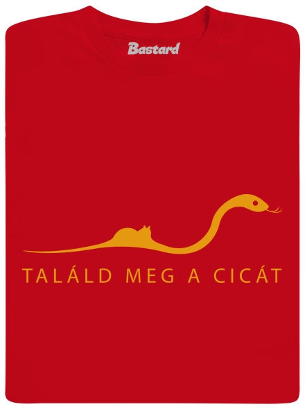 Találd meg a cicát gyerek póló Red
