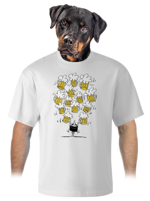 unisex túlméretezett póló