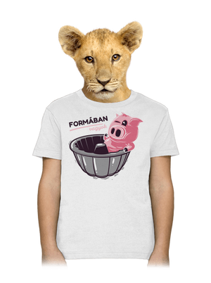 Formában gyerek póló White
