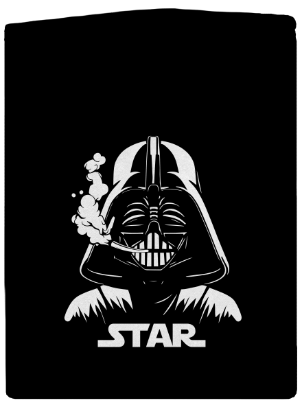 Darth Star cipzáras női pulóver Black