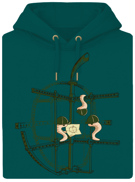 Alma unisex prémium pulóver Emerald Green