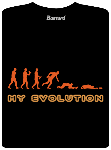 My Evolution férfi hosszú ujjú póló Black